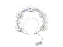 Load image into Gallery viewer, White Lotus LED Tiara