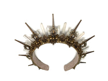 Load image into Gallery viewer, Details of Amunet 3 inch tall spikes and large crystals