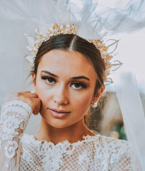 Wedding Veil or Bridal Crown... Why Not Both?