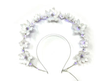 Load image into Gallery viewer, White Lotus LED Tiara
